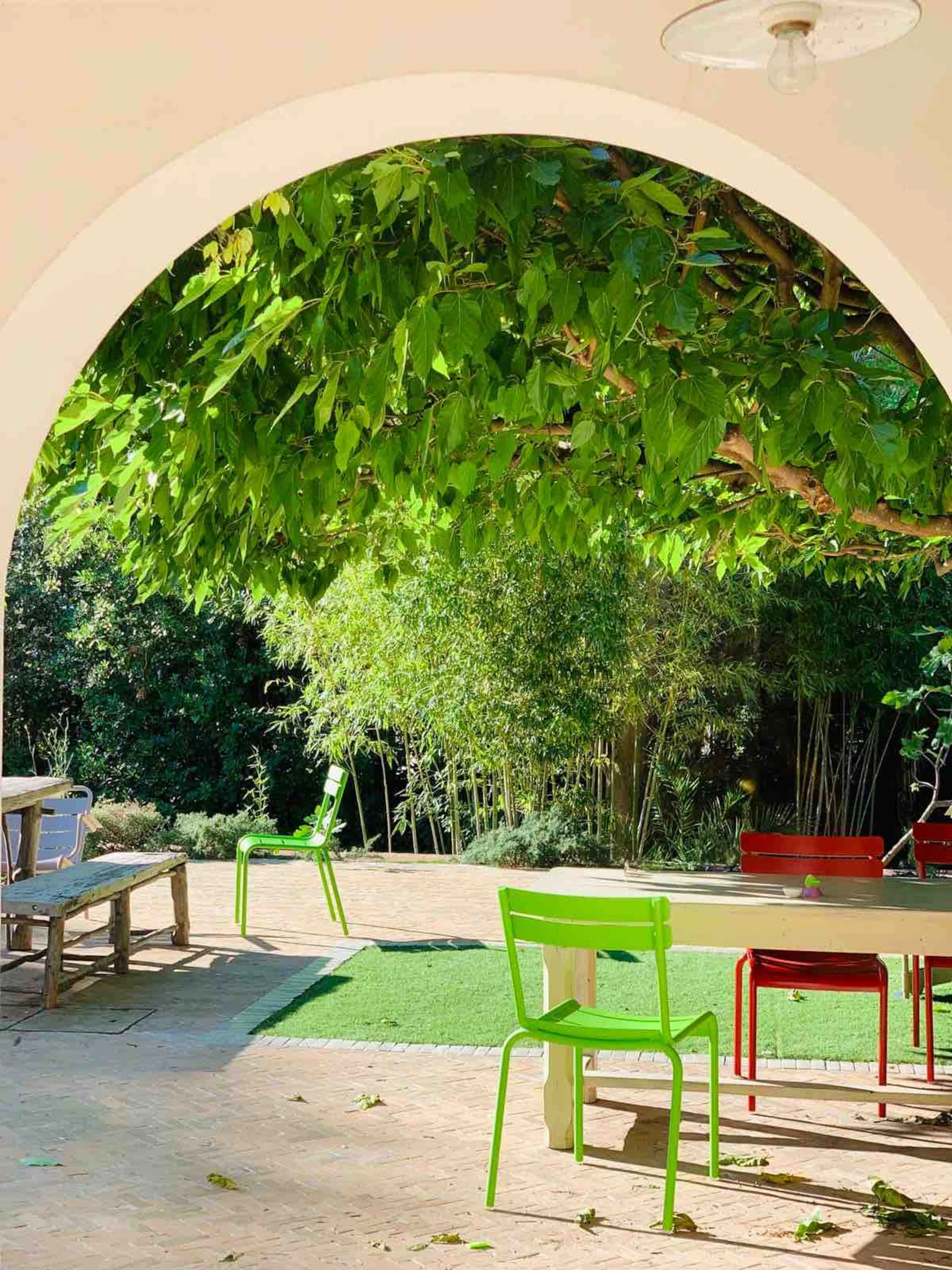 Un coin de la villa