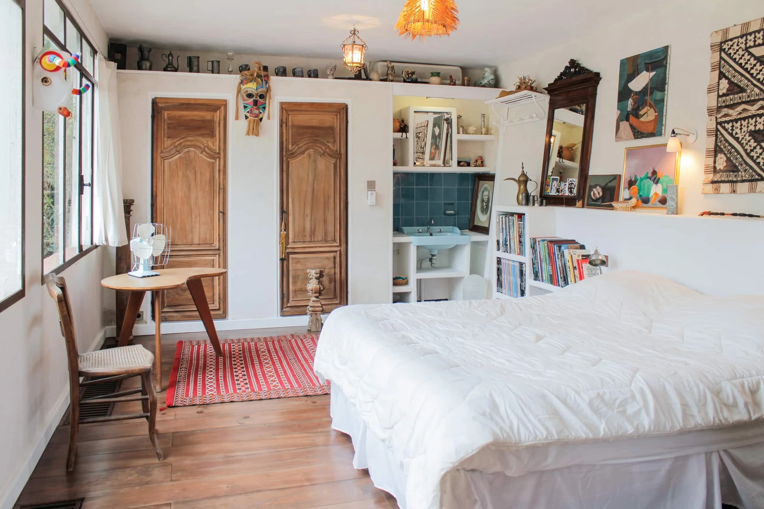 Chambre principale, studio indépendant