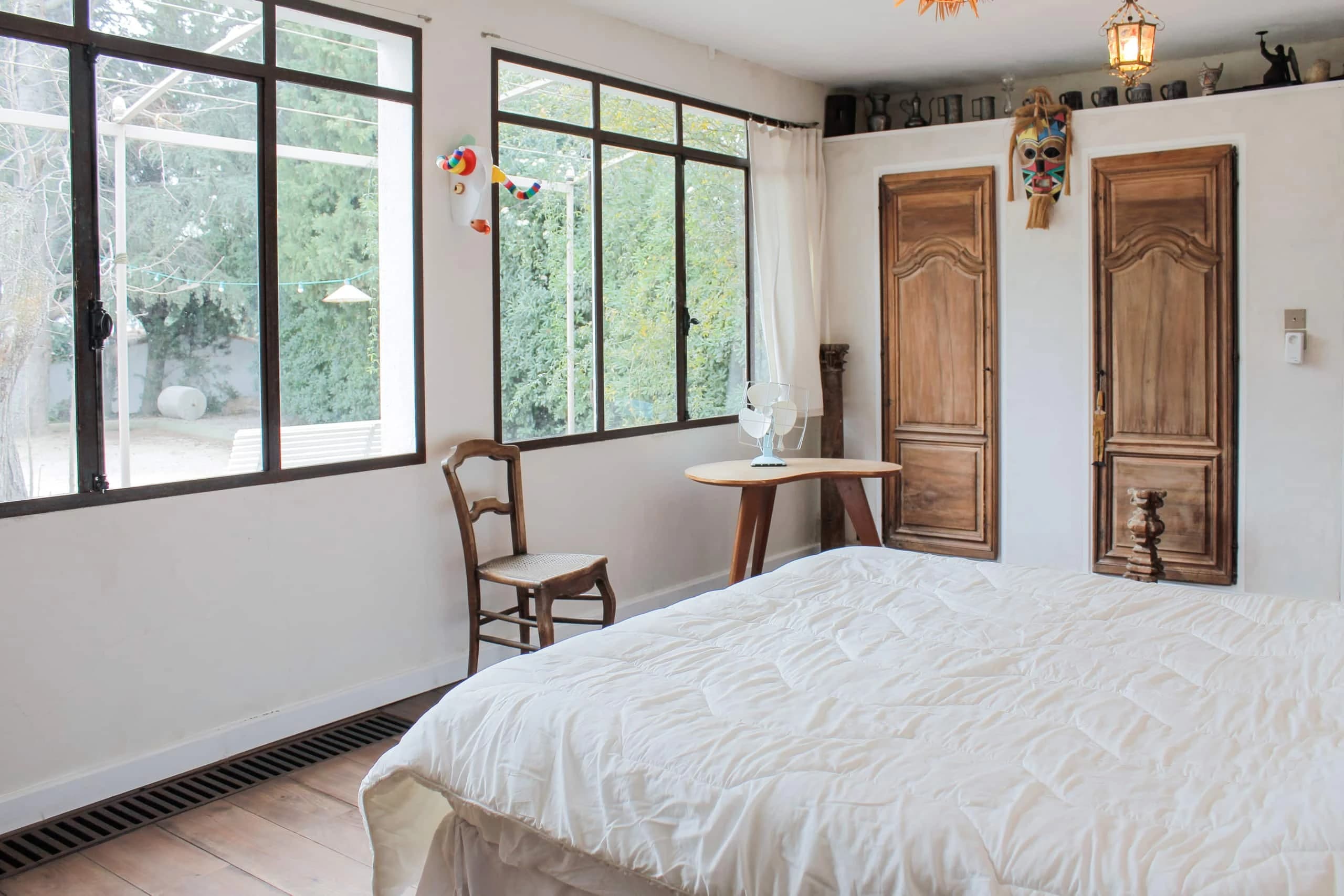 Chambre principale, studio indépendant