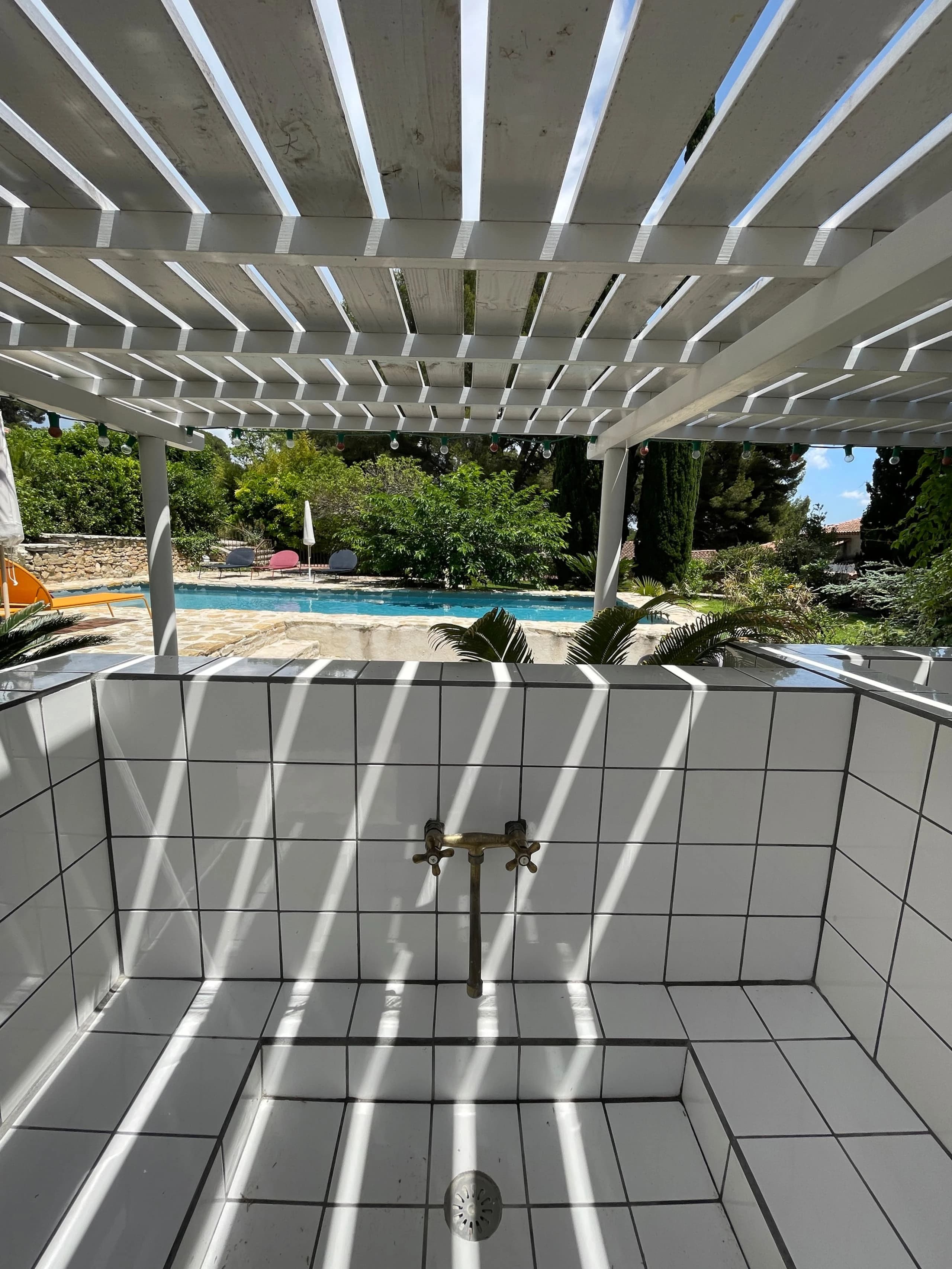 La salle de bain extérieure